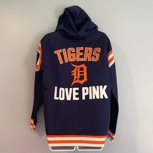 Pink pull over rain coat